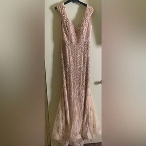 Lara Design Champagne Formal Dress